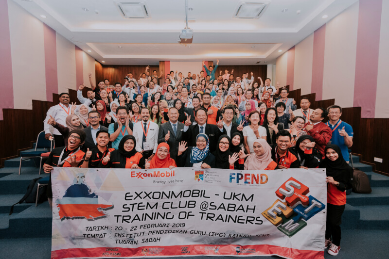 Participants of the ExxonMobil-UKM STEM Club